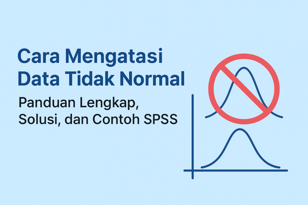 Cara mengatasi data tidak normal
